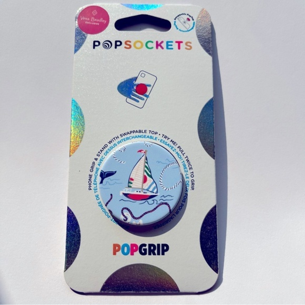 PopSocket‎ PopGrip Vera Bradley Really Regatta, Sailboat